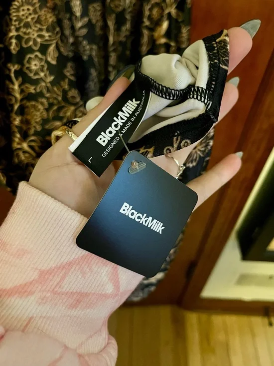 Black milk Golden Garden Velvet Princess Midi Dress size large NWT - Picture 6 of 6